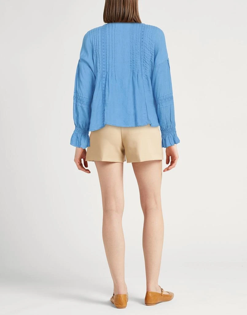 120% Lino Solid color shirts 
blouses 3