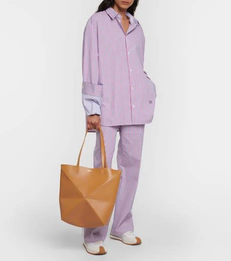 Loewe Puzzle Fold Medium leather tote bag 5