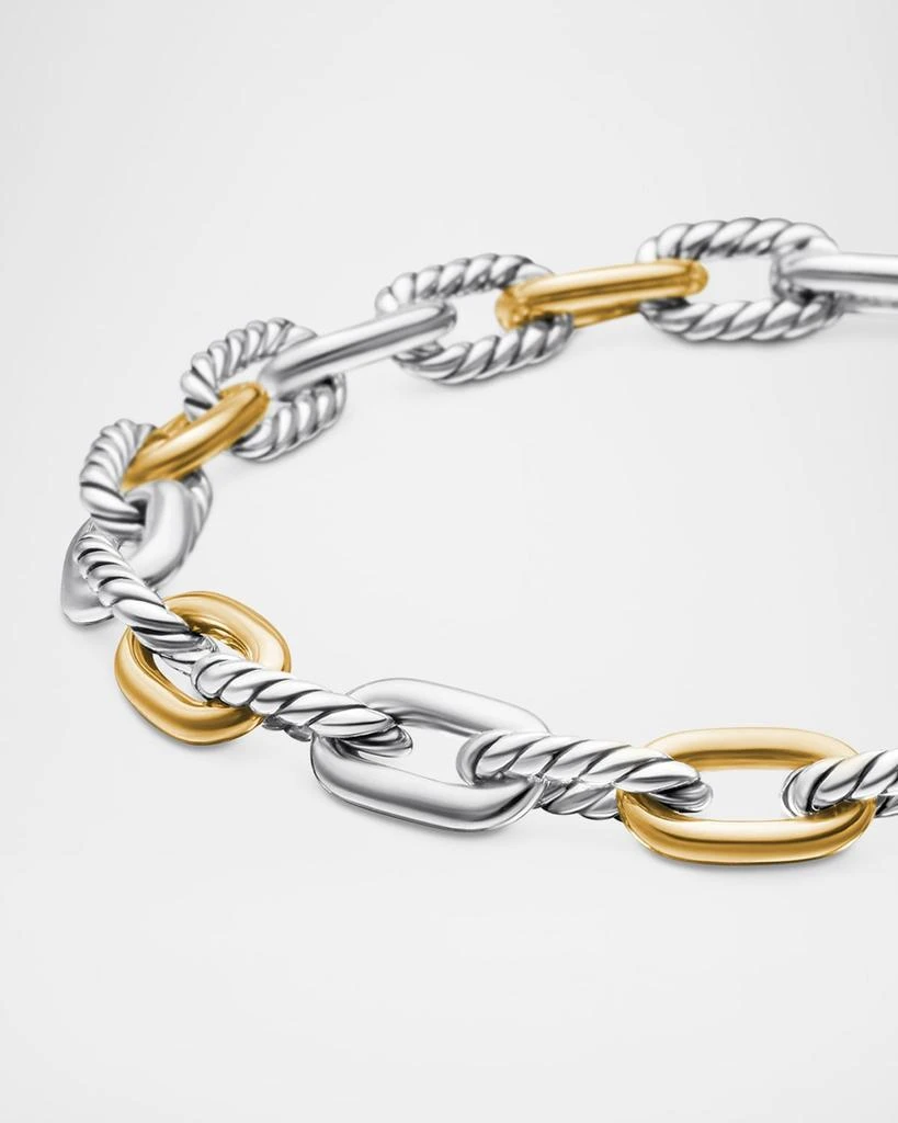 David Yurman DY Madison Chain Bracelet in Silver with 18K Gold, 5.5mm 6
