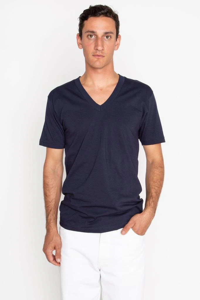 Los Angeles Apparel 24056 - Fine Jersey V-Neck T-Shirt 10