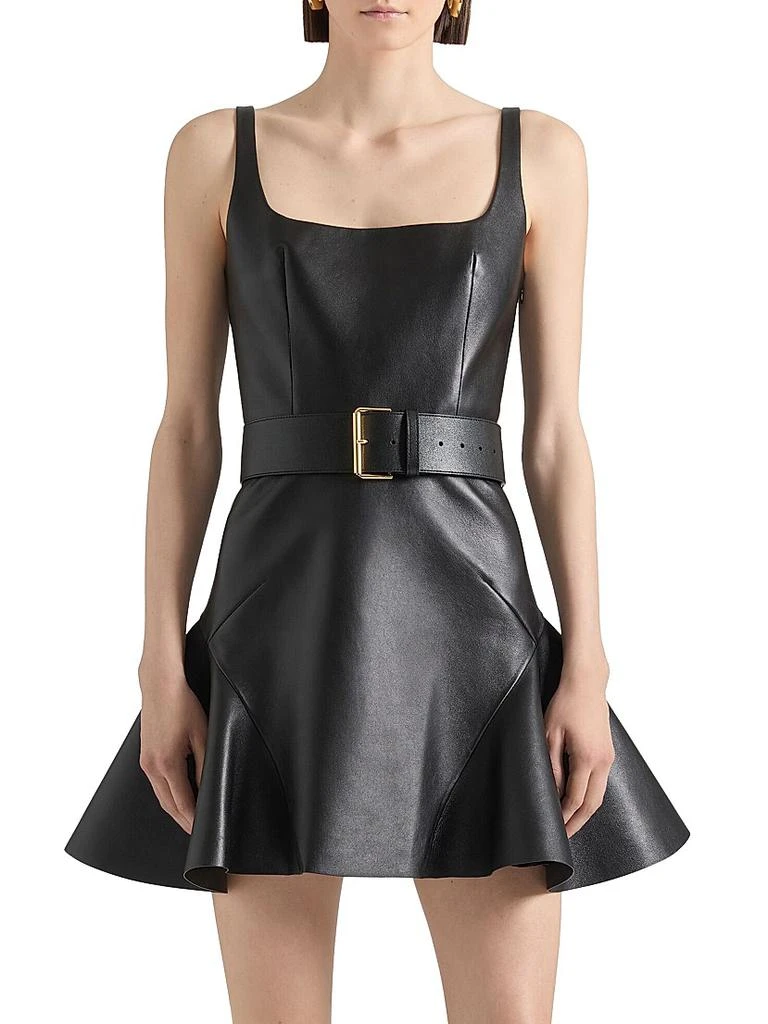 Givenchy Mini Straps Dress in Leather 2