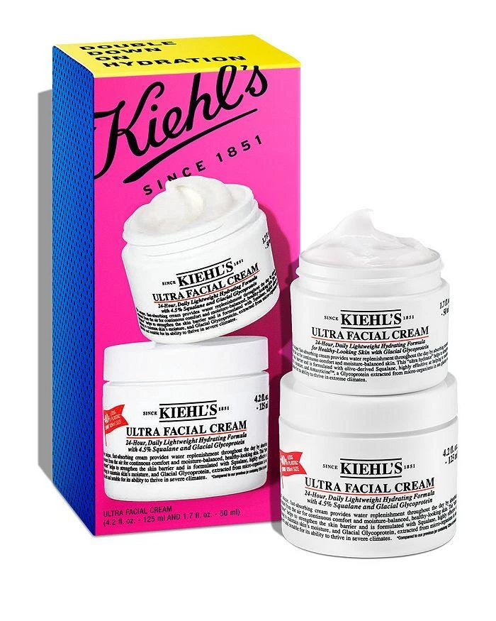Kiehl's Double Down On Hydration with Ultra Facial Cream Gift Set ($106 value) 1