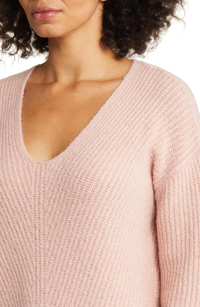 Caslon Directional V-Neck Sweater 4