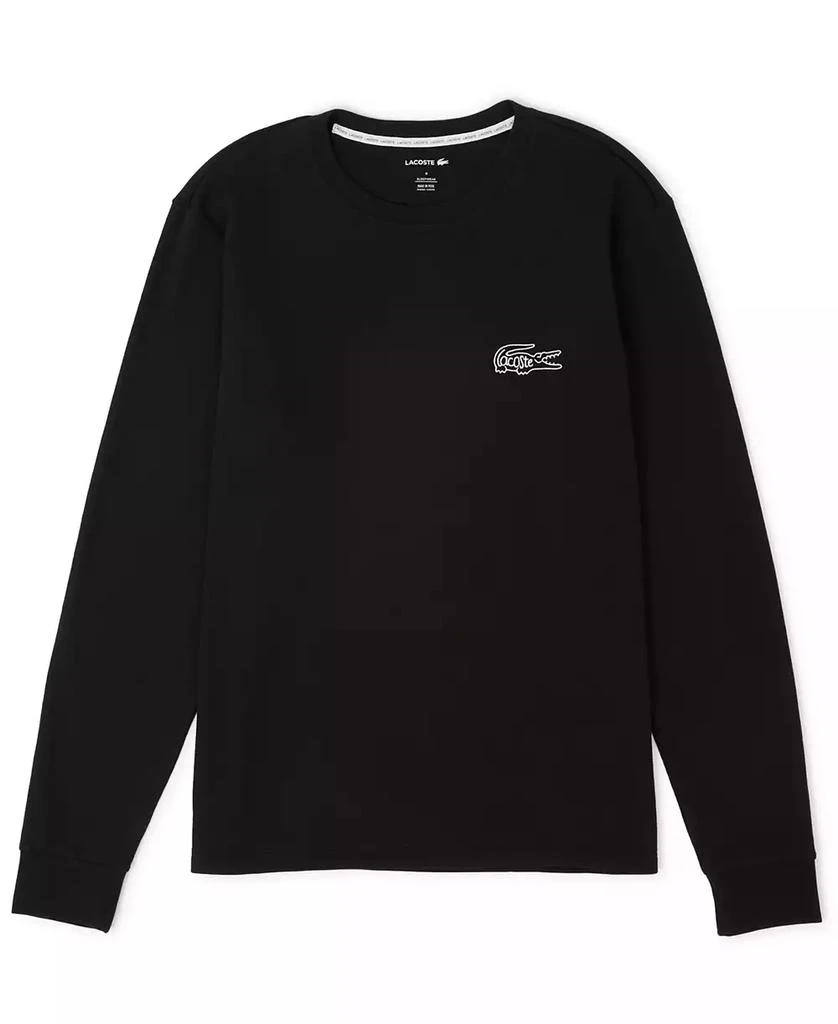 Lacoste Men
s Exclusive Crocodile Waffle-Knit Thermal Shirt 1