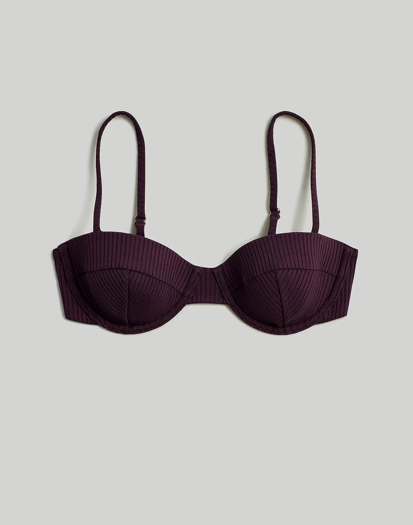 Madewell Ribbed Balconette Bikini Top 4