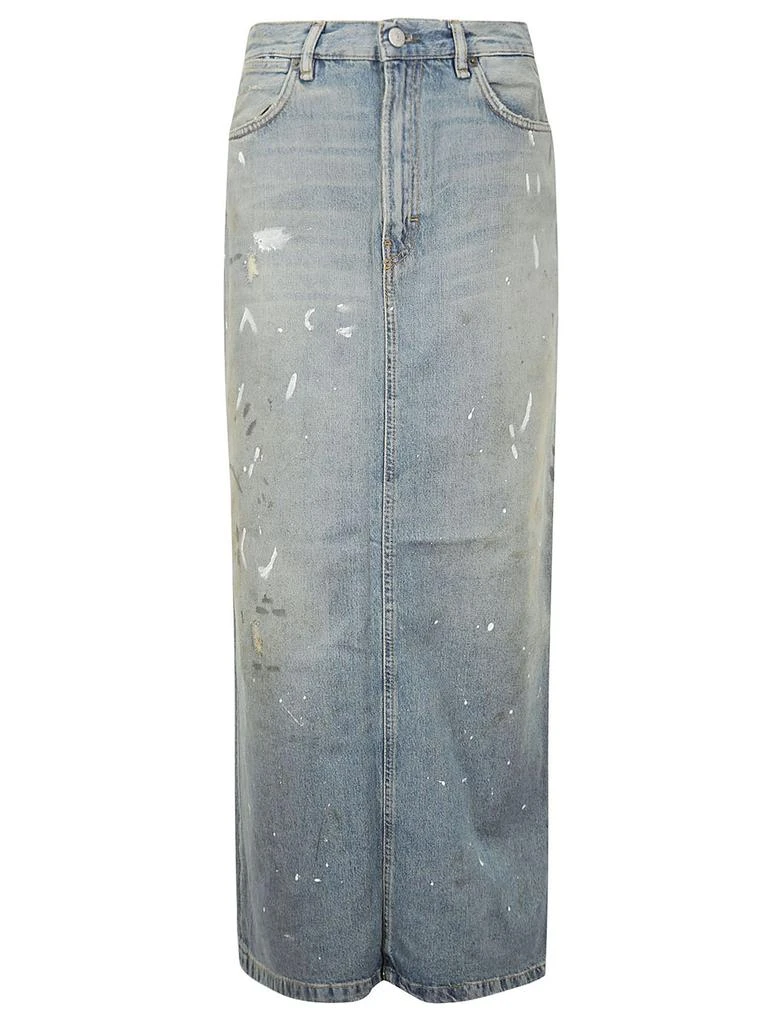 Acne Studios Acne Studios Logo Patch Denim Skirt 1