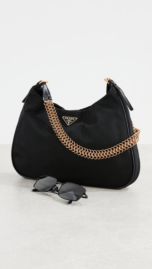 Shopbop Archive Prada Chain Shoulder Bag, Tessuto Nylon