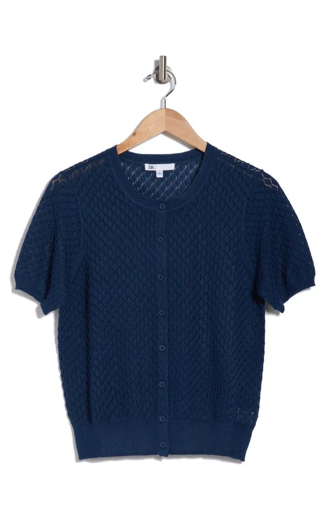 DR2 by Daniel Rainn Diamond Stitch Cardigan Sweater 3