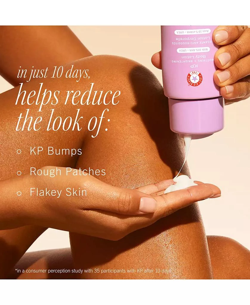 First Aid Beauty KP Smoothing + Brightening Body Lotion With 10% AHA + Urea - Peach, 6.7 oz. 3