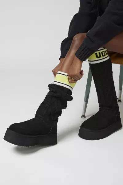 UGG UGG Sweater Letter Boot 2