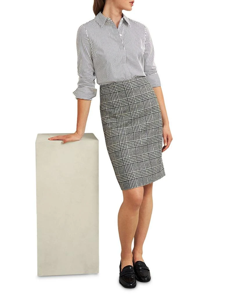 HOBBS LONDON Brea Plaid Skirt 2