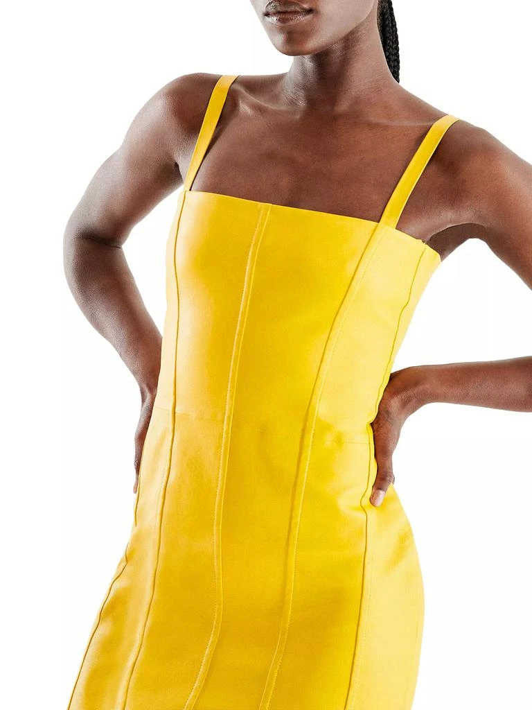 AS by DF Merci Stretch Leather Dress 2