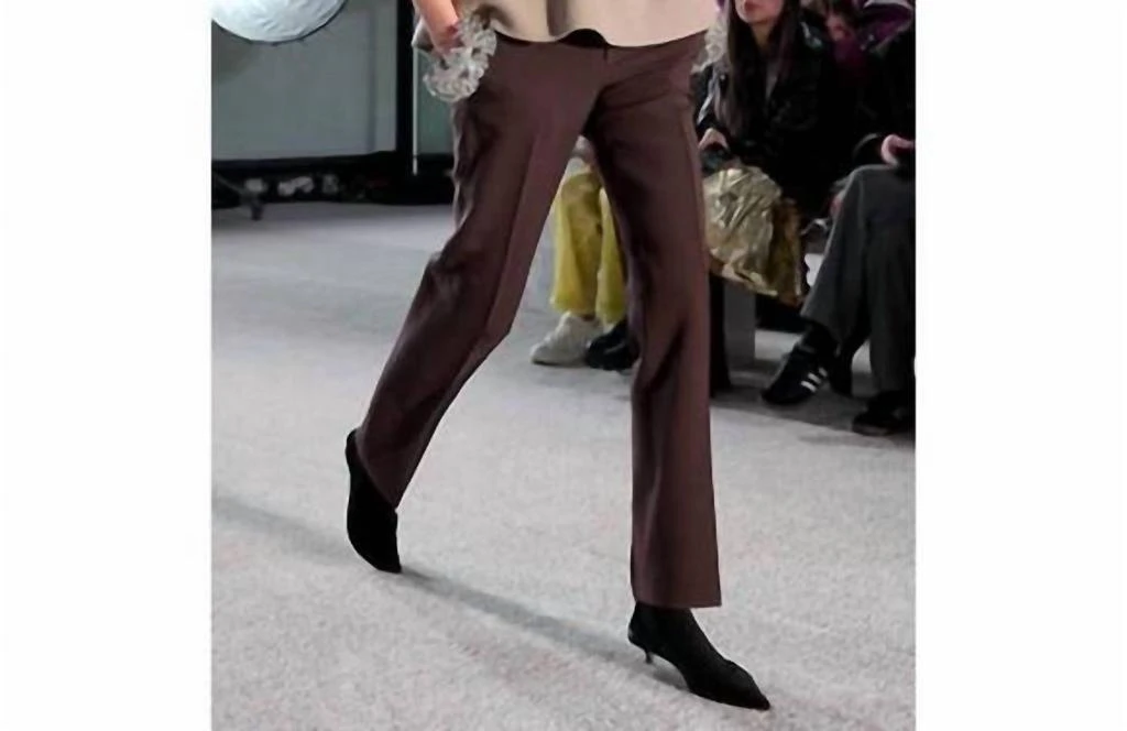 Brandon Maxwell Brandon Maxwell - Soren Crepe Cropped Trouser 3