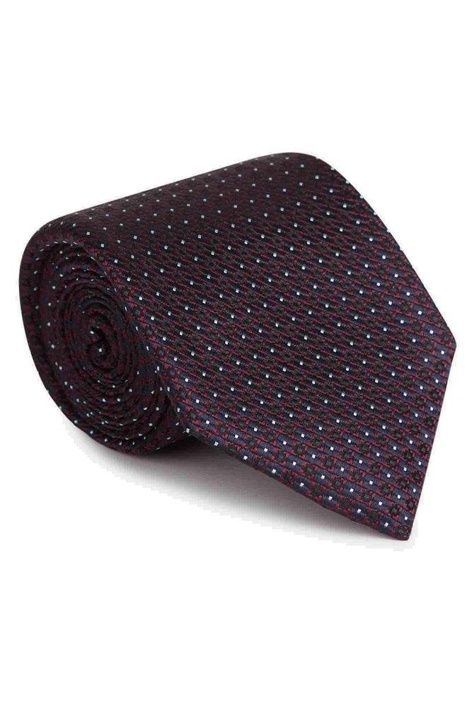 Zegna Zegna Jacquard Pointed Tip Tie