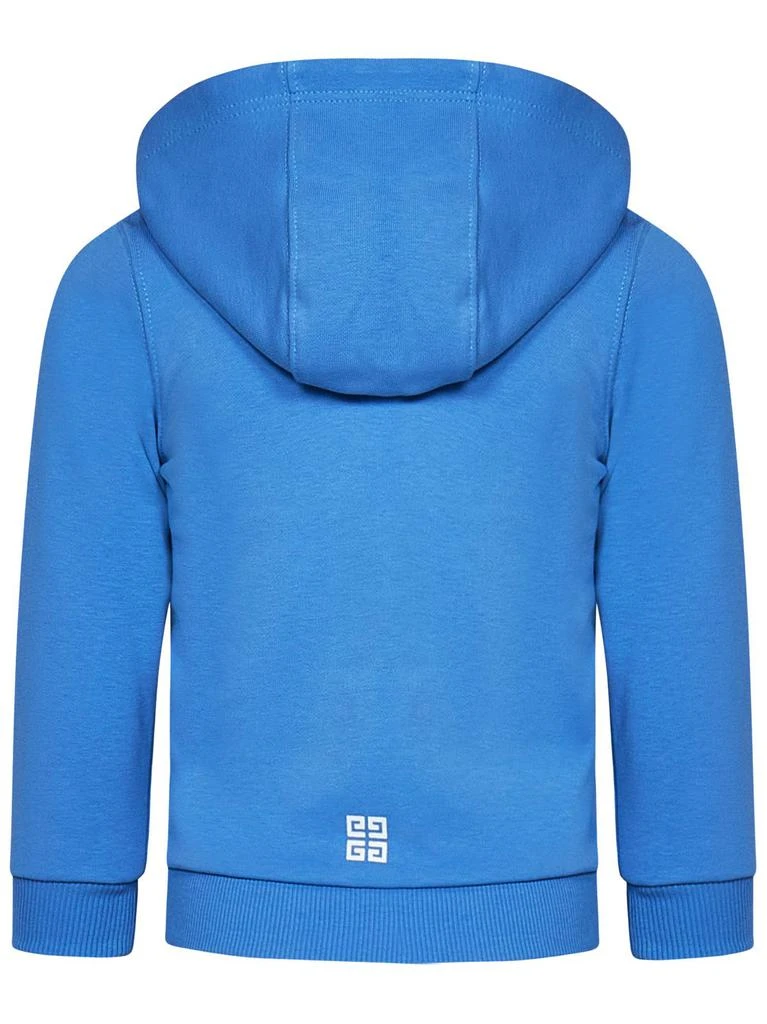 Givenchy Givenchy Kids Logo Printed Zip-Up Hoodie 2