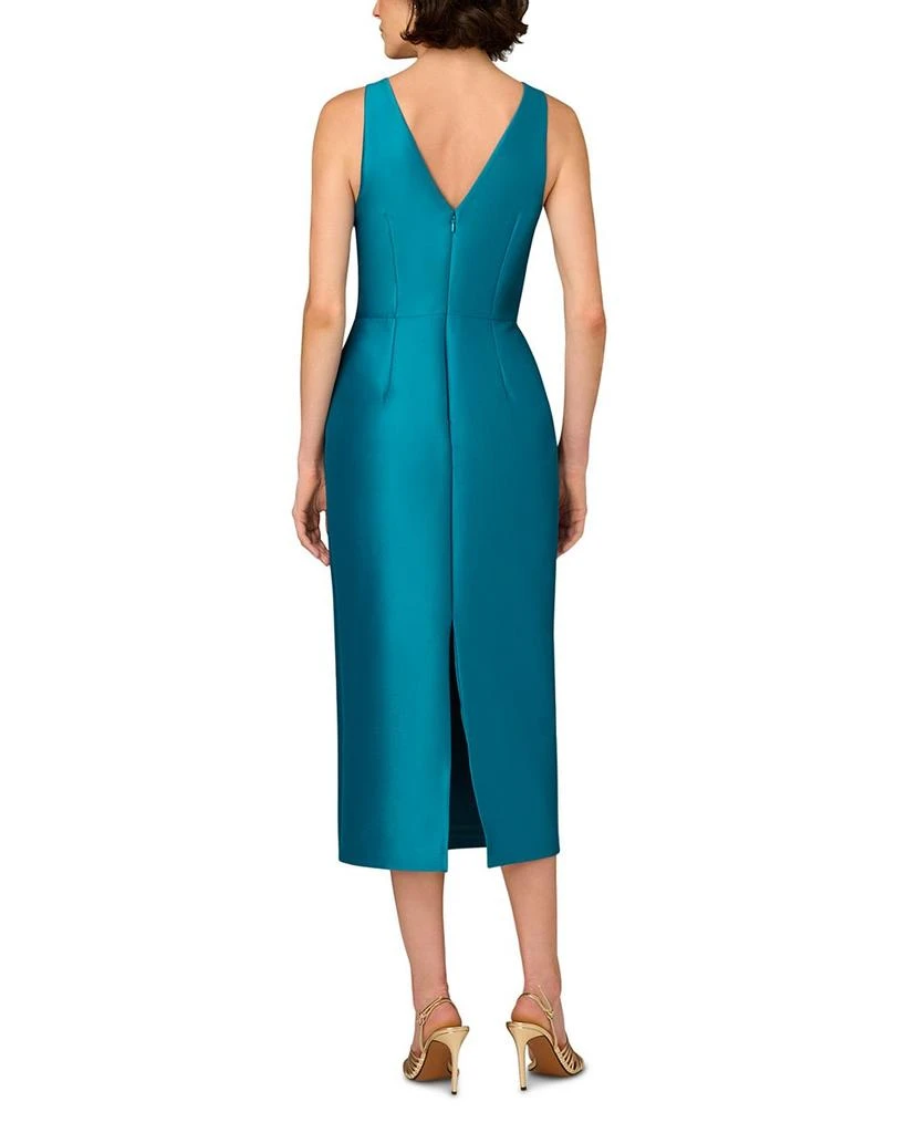 Aidan Mattox Beaded V Neck Dress 3