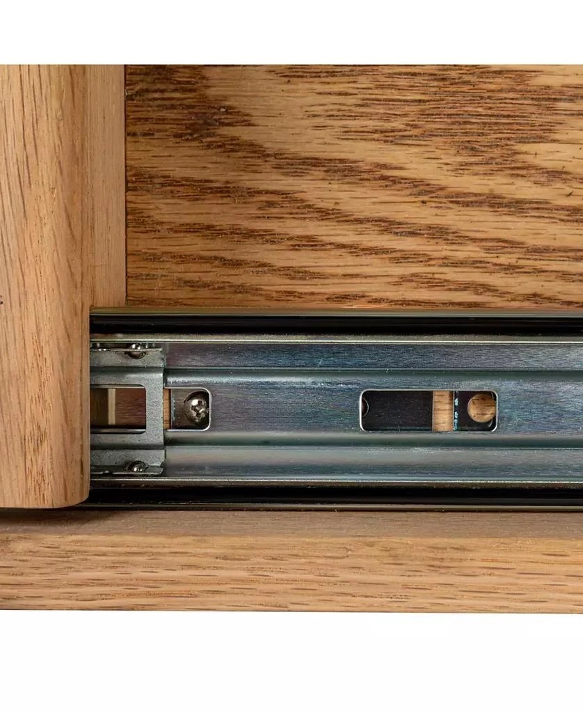 Household Essentials Iron n Fold Wall Ironing Board Cabinet, Natural 5