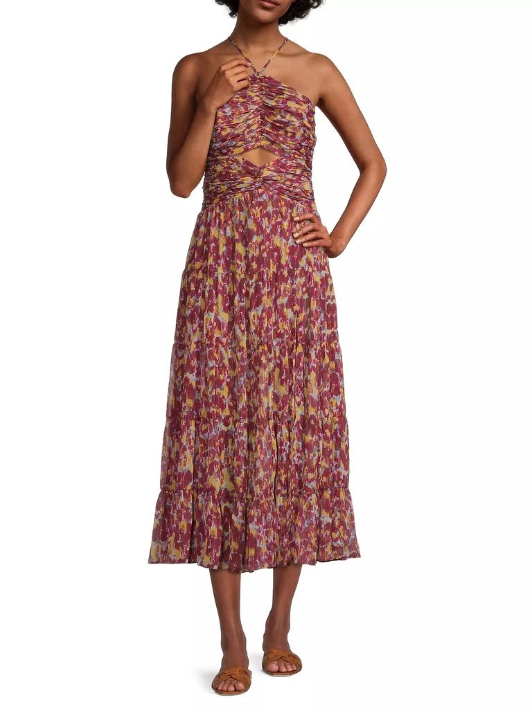 Likely Khiara Floral Halter Midi-Dress 2