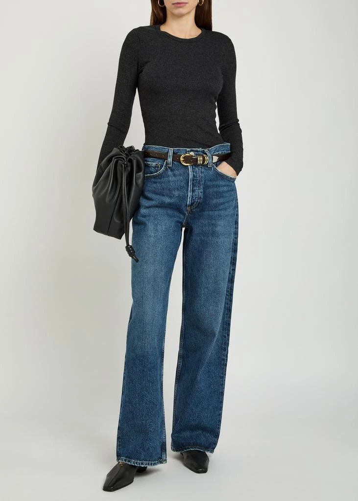 AGOLDE Delphi long sleeve knit top 4