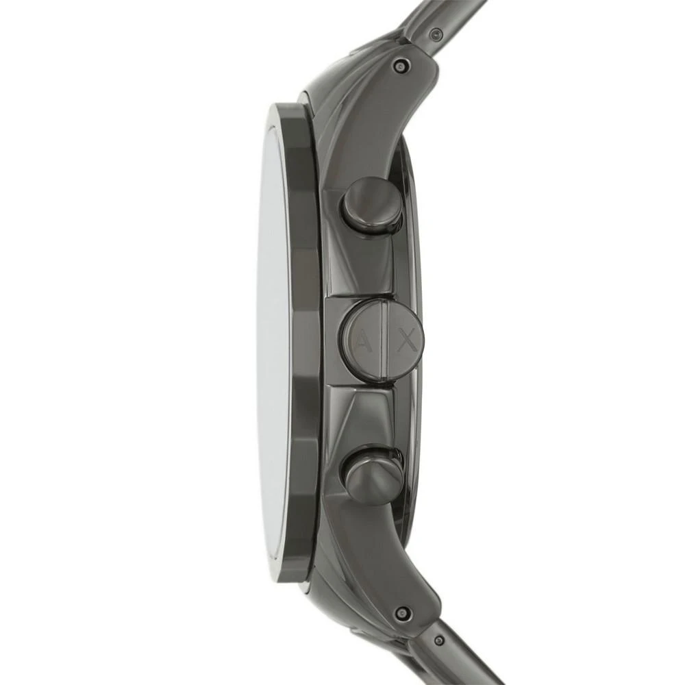 A|X Armani Exchange Men's Chronograph Gunmetal Gray Stainless Steel Bracelet Watch 45mm 2