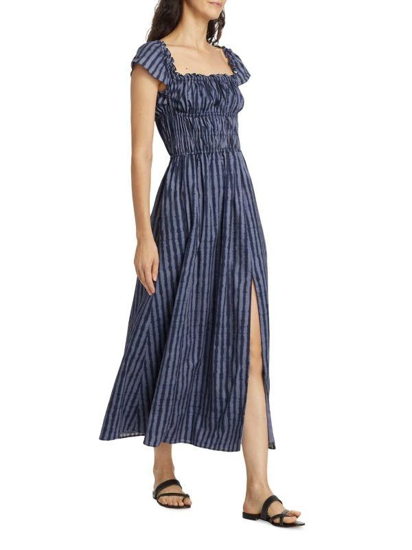 Altuzarra Lily Cotton-Blend Stripe Midi-Dress 3