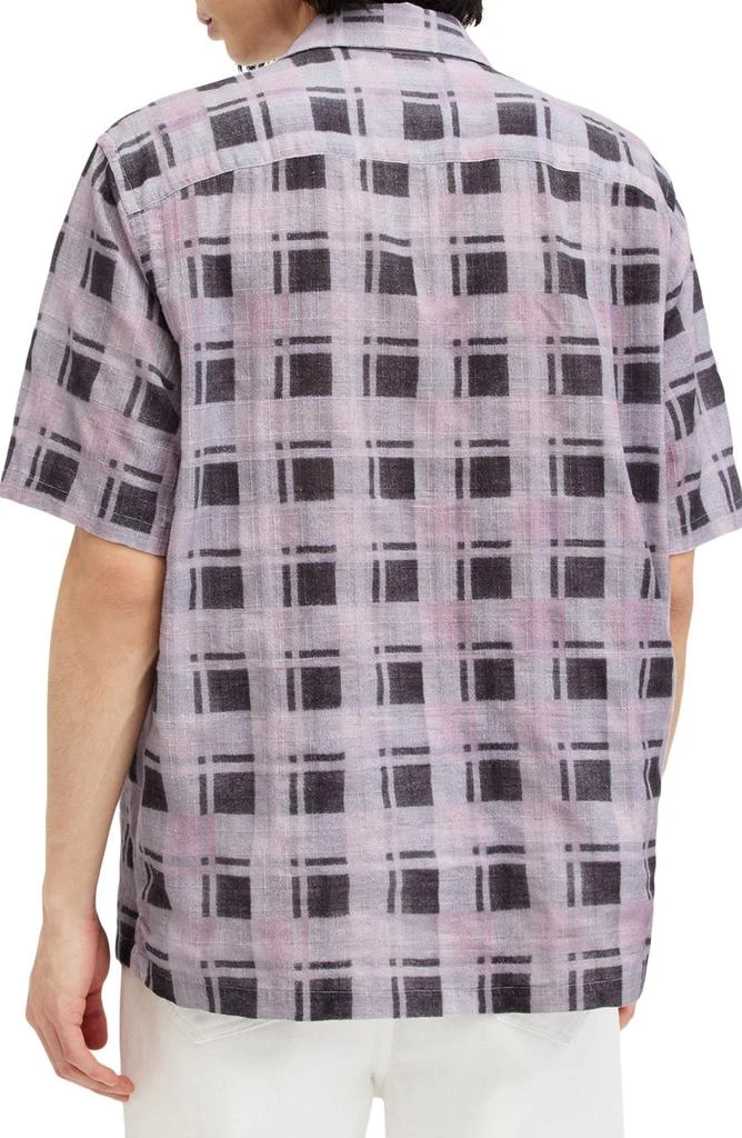 ALL SAINTS Big Sur Check Camp Shirt 3