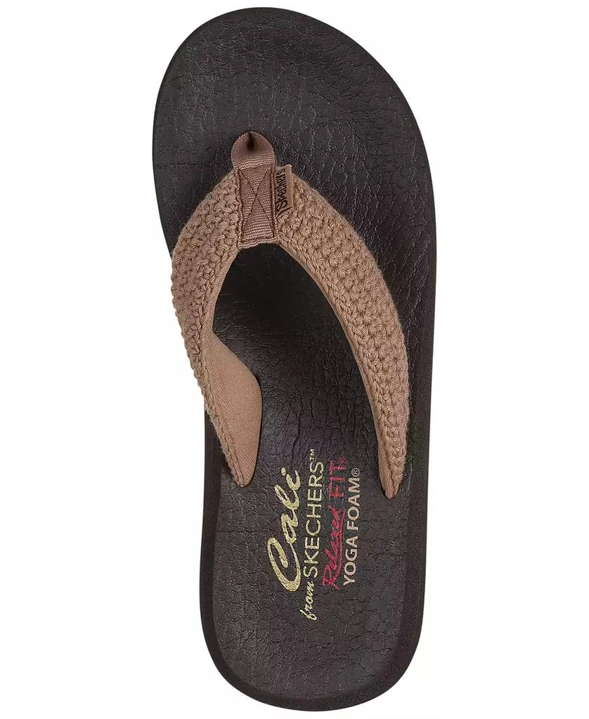 Skechers Women's Cali Asana - Valley Chic Flip-Flop Thong Sandals from Finish Line 5