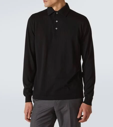 Thom Sweeney Wool polo sweater 3