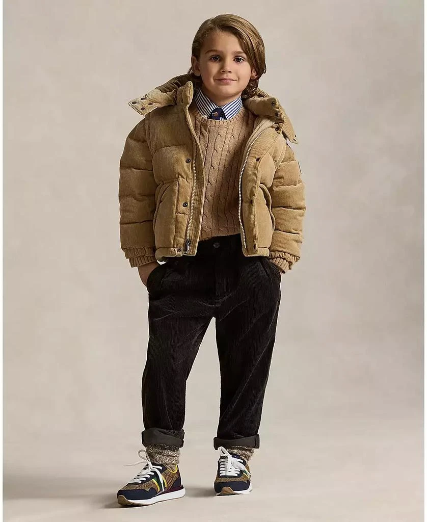 Ralph Lauren Toddler and Little Boys Cable Knit Cotton Sweater 4