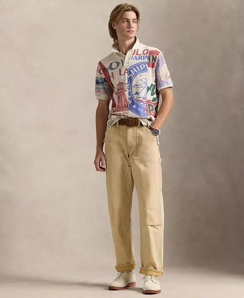Ralph Lauren Men's Classic Dry Goods–Print Mesh Polo Shirt 4