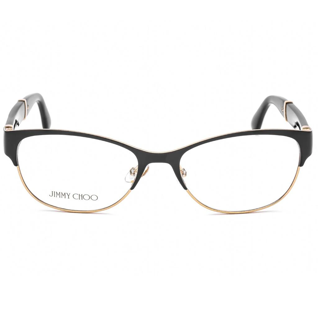 Jimmy Choo Jimmy Choo Women's Eyeglasses - Clear Lens Matte Black/Gold Glitter | JC 180 017J 00 2