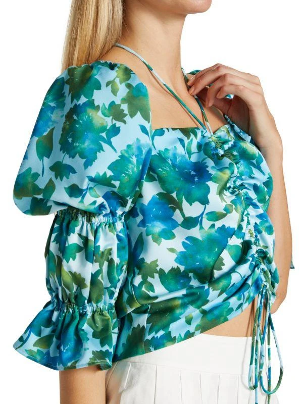AMUR Raveena Puff-Sleeve Top 4