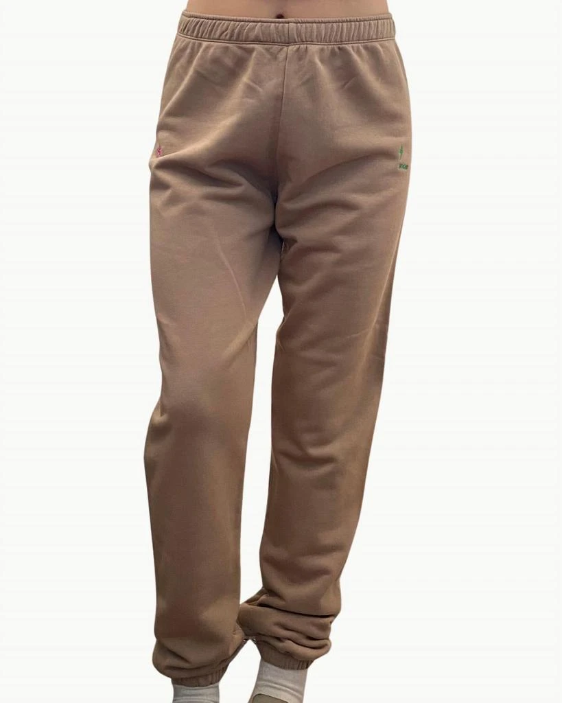 WE SRF Women's Khei Jogger Pants In Caramel Brown Water 1