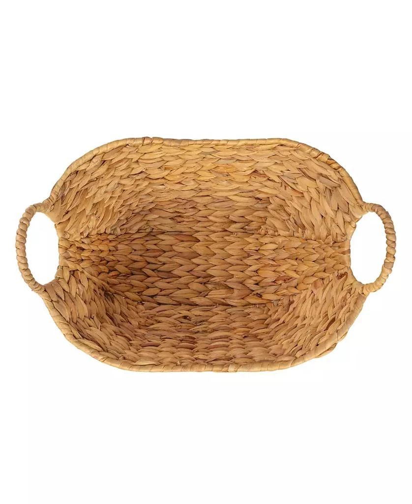 Household Essentials Water Hyacinth Basket with Handles 3