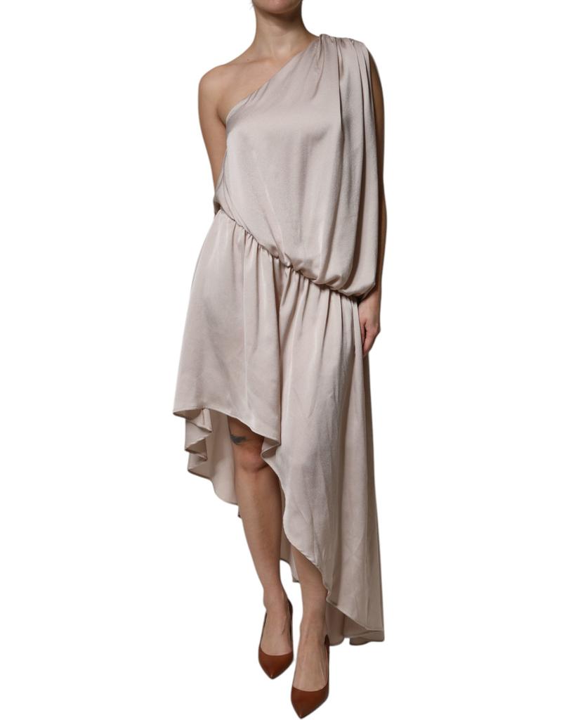 CHRISTIAN PELLIZZARI One Shoulder Asymmetric Drape Women's Dress (Pre-Owned)