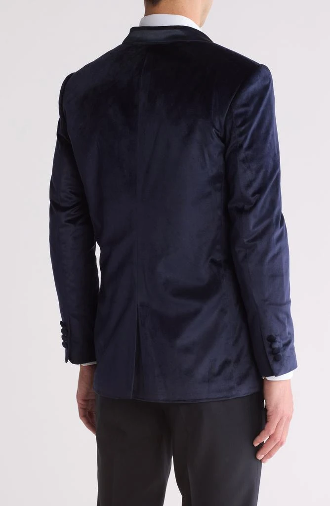 Topman Single Breasted Velvet Blazer 2