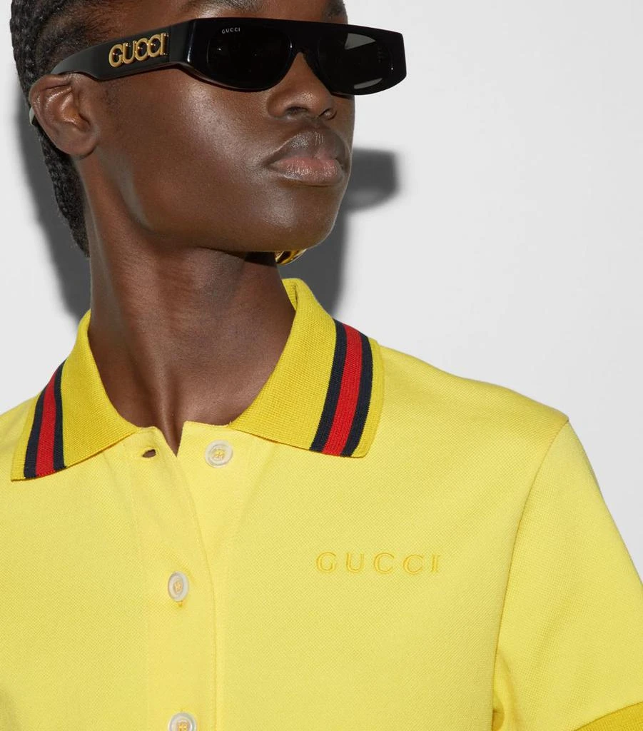 Gucci Cotton-Blend Polo Shirt 5