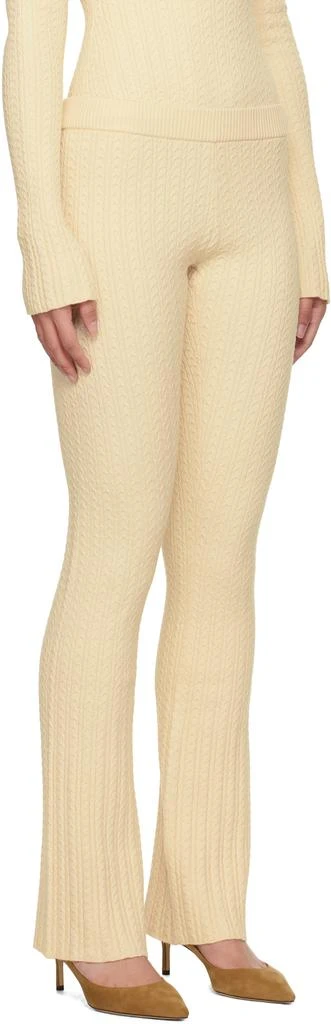 GUIZIO Off-White Camille Lounge Pants 2