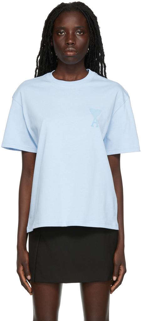 AMI Blue Ami de Cœur T-Shirt