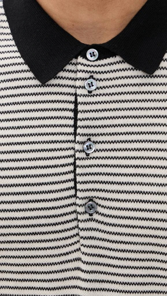 Billy Reid Striped Sweater Polo 5