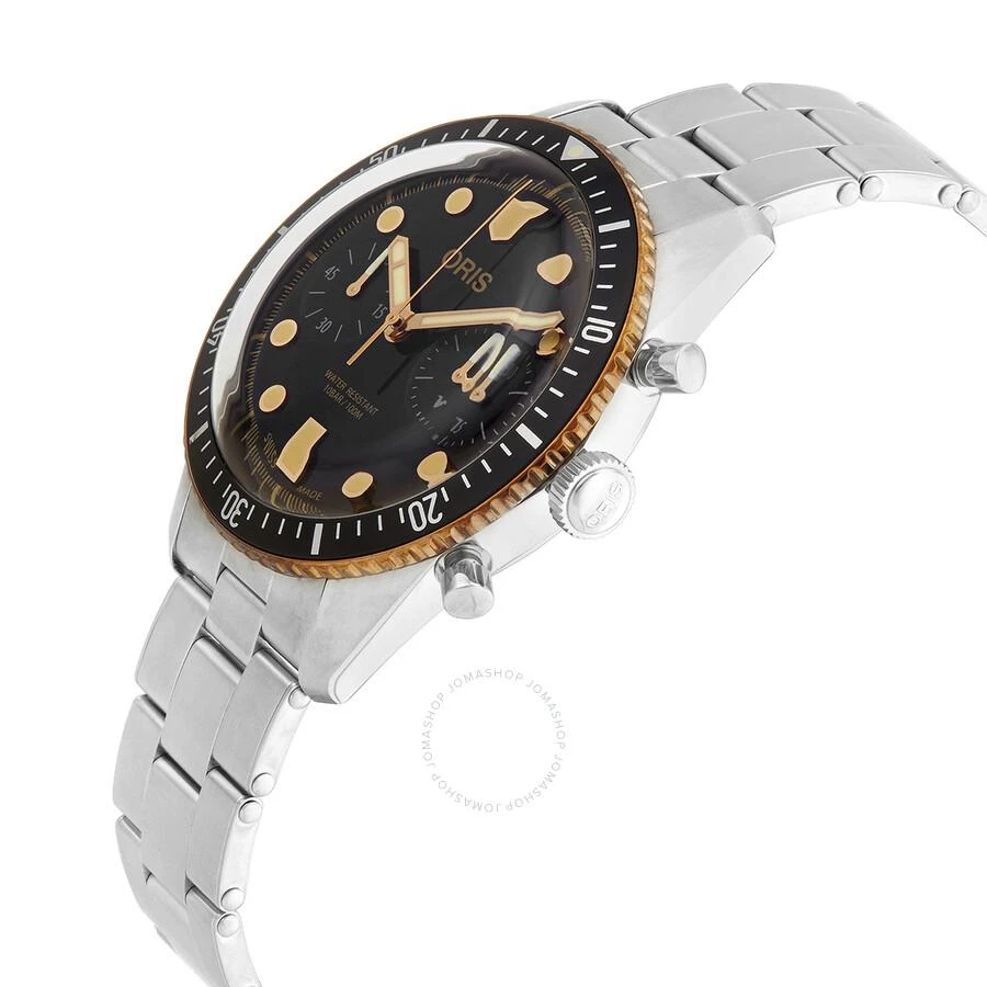 Oris Divers Sixty-Five Chronograph Automatic Black Dial Men's Watch 01 771 7744 4354-07 8 21 18 2