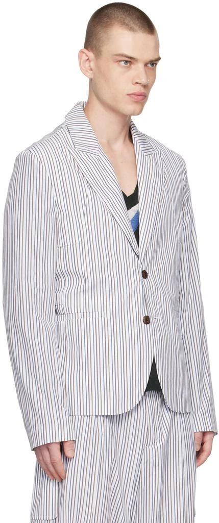 Kiko Kostadinov White Ria Ventilation Blazer 2