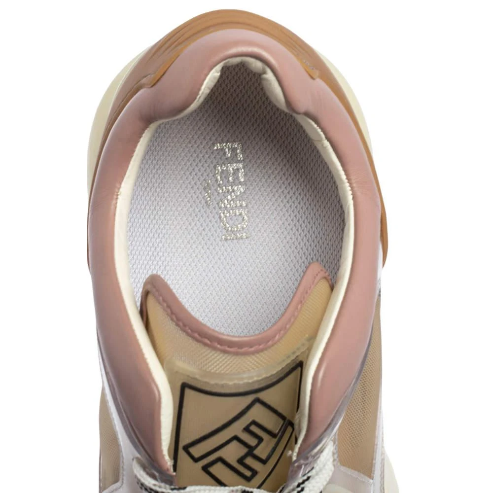Fendi Fendi Multicolor Leather And Mesh Lace Up Sneakers Size 41 7
