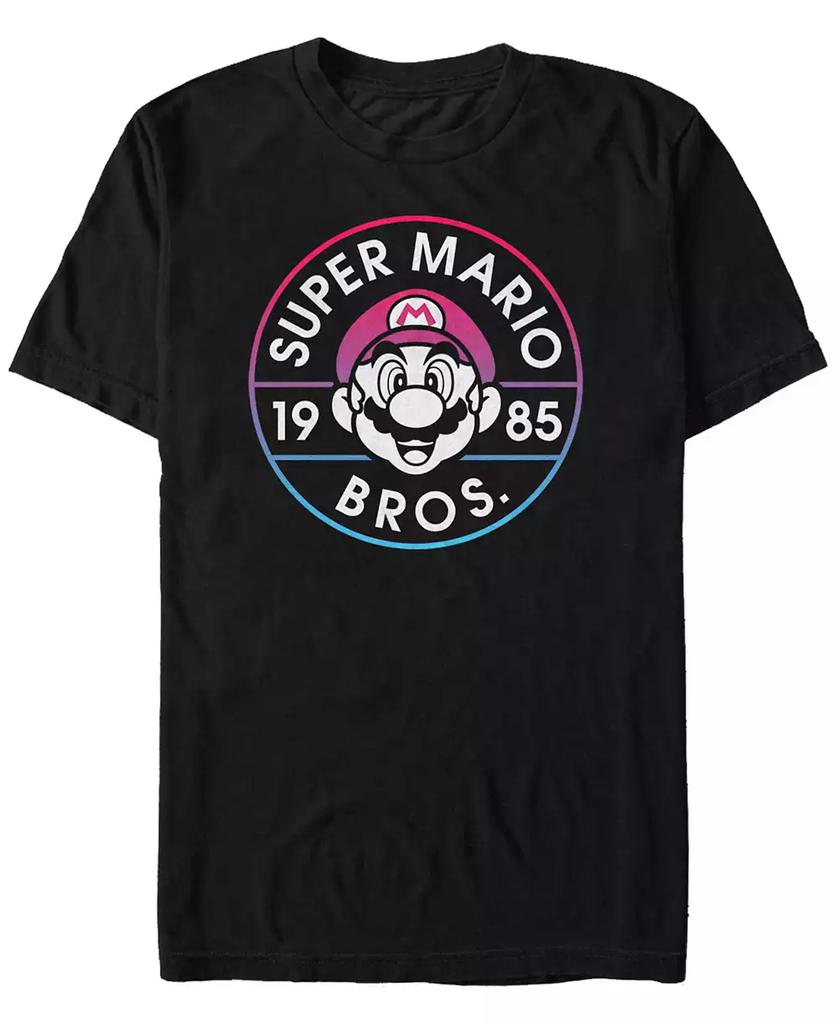 Nintendo Nintendo Men's Super Mario Gradient Logo Short Sleeve T-Shirt
