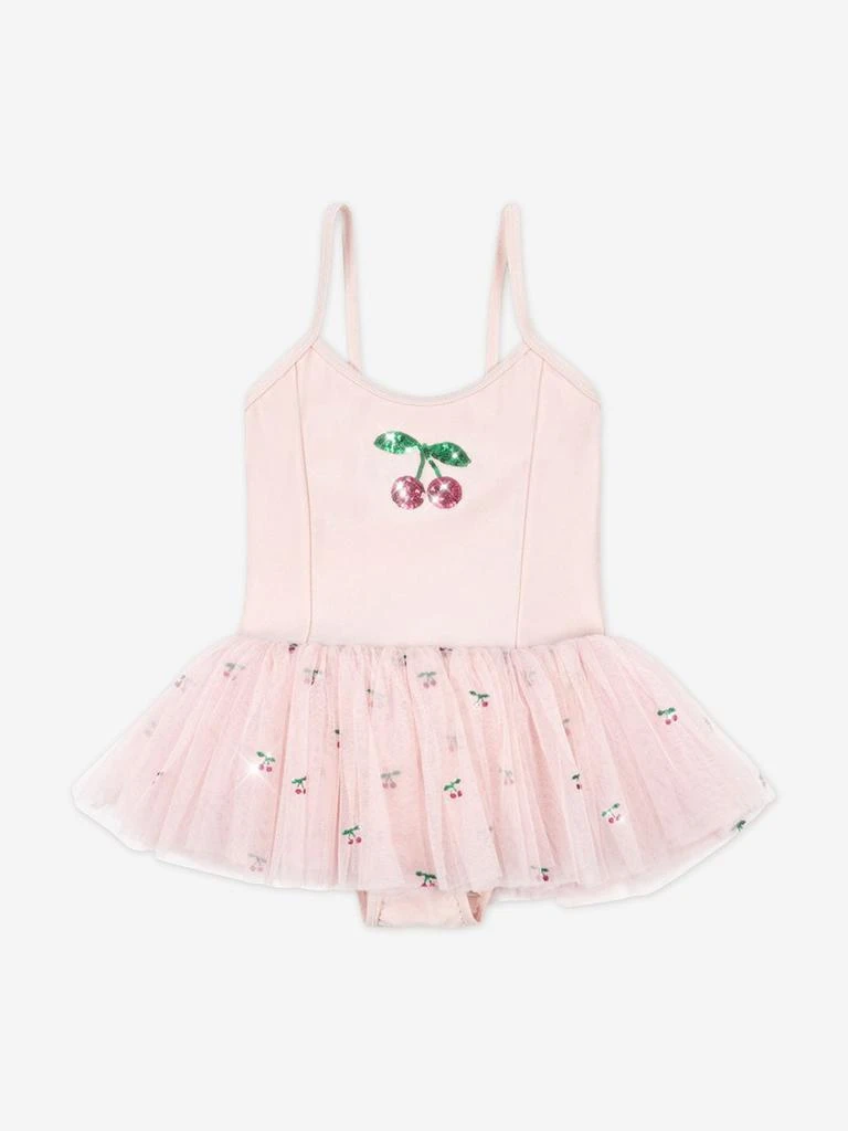 Konges Slojd Girls Marina Ballerina Dress in Pink 1