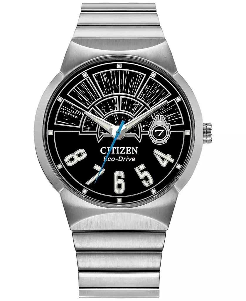 Citizen Eco-Drive Men's Star Wars Millennium Falcon Hyperdrive Stainless Steel Bracelet Watch 40mm 1