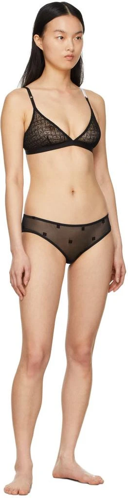 Givenchy Black Nylon Bra 4