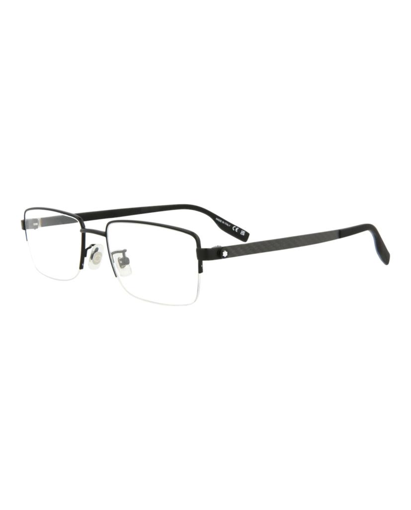 MontBlanc Square-Frame Metal Optical Frames