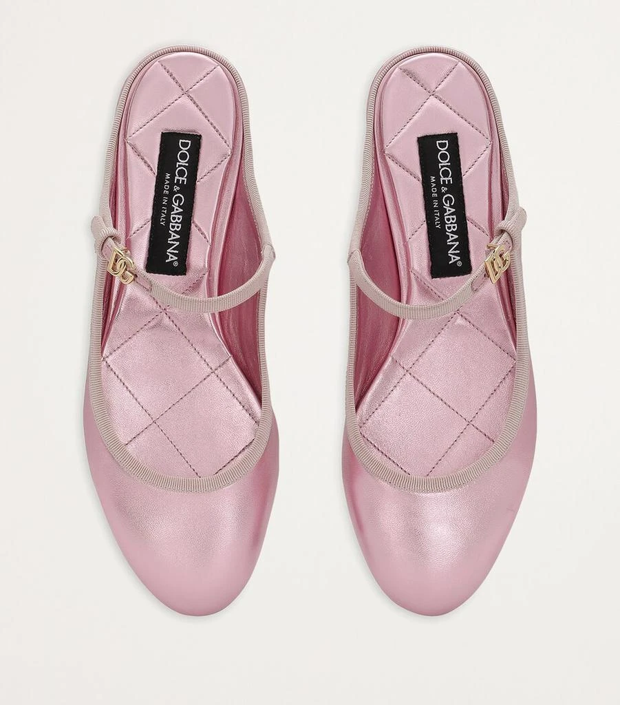 Dolce & Gabbana Nappa Leather Mules 4
