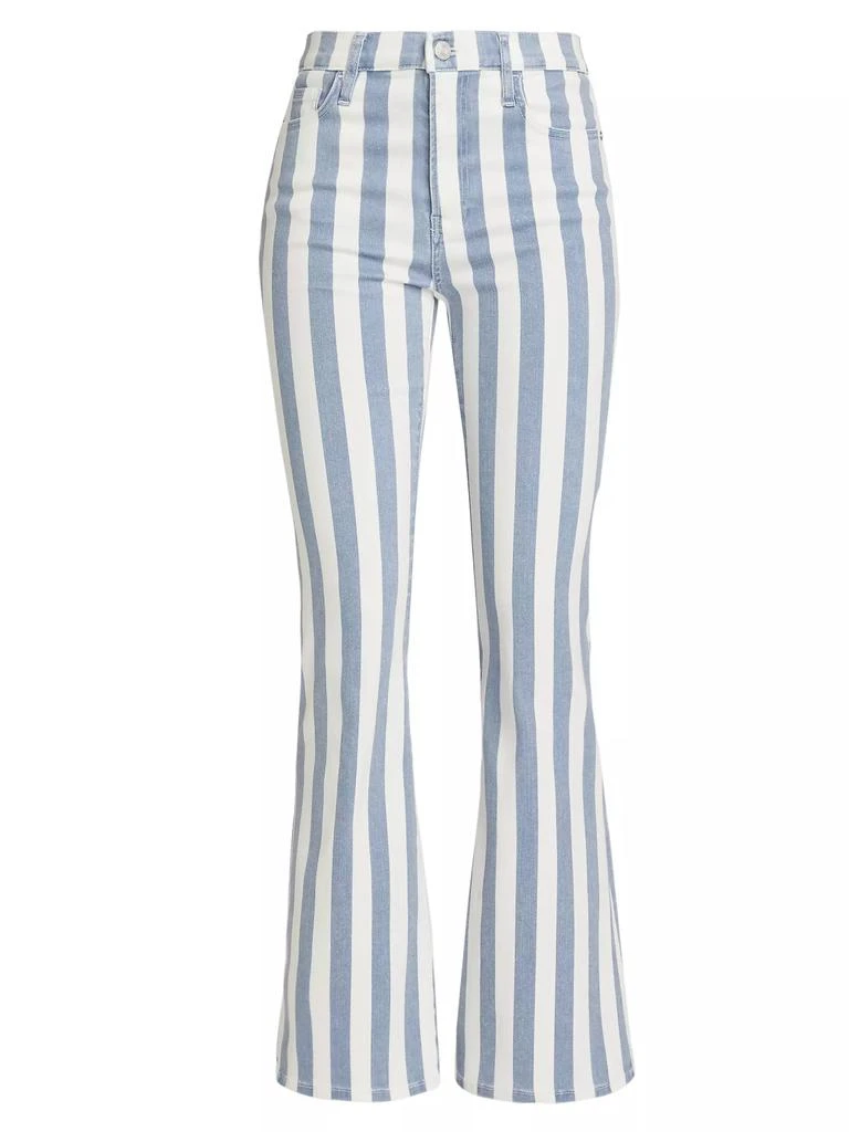 FRAME Le Easy Flare Striped Jeans 1